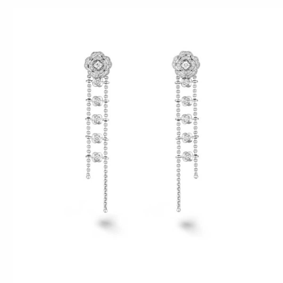 Chanel Bouton De Camélia Transformable Earrings