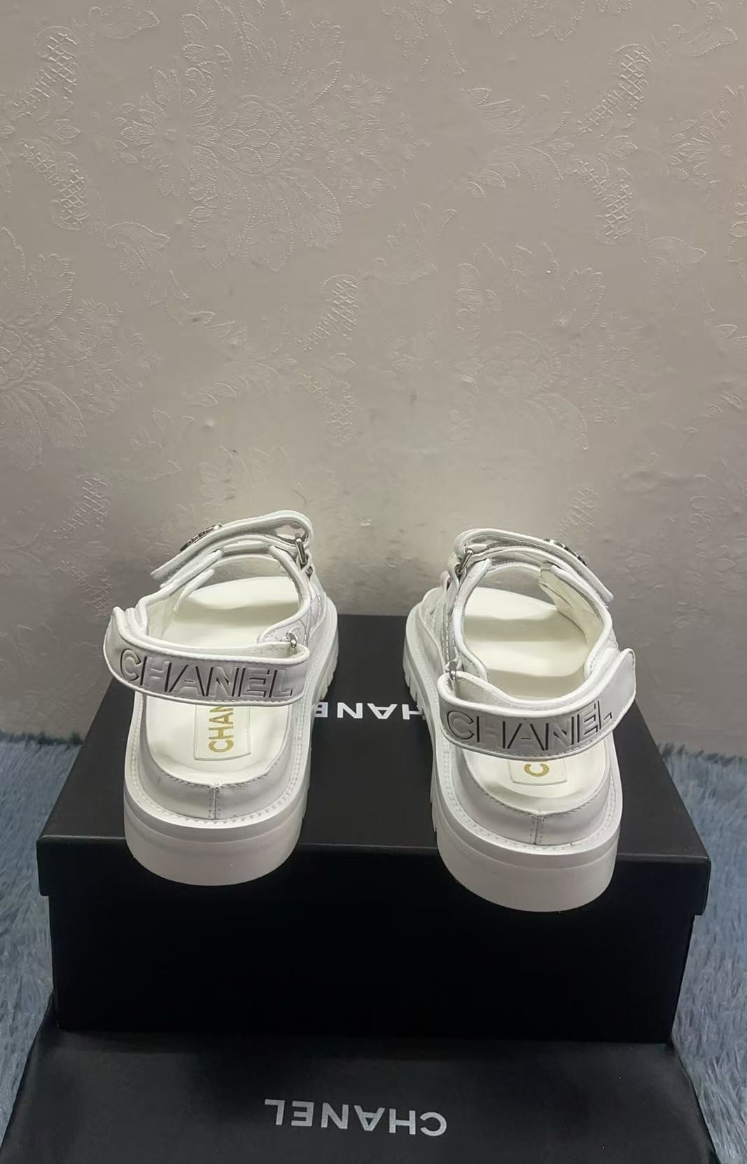 Chanel Sandals White For Women - Vipfasbags