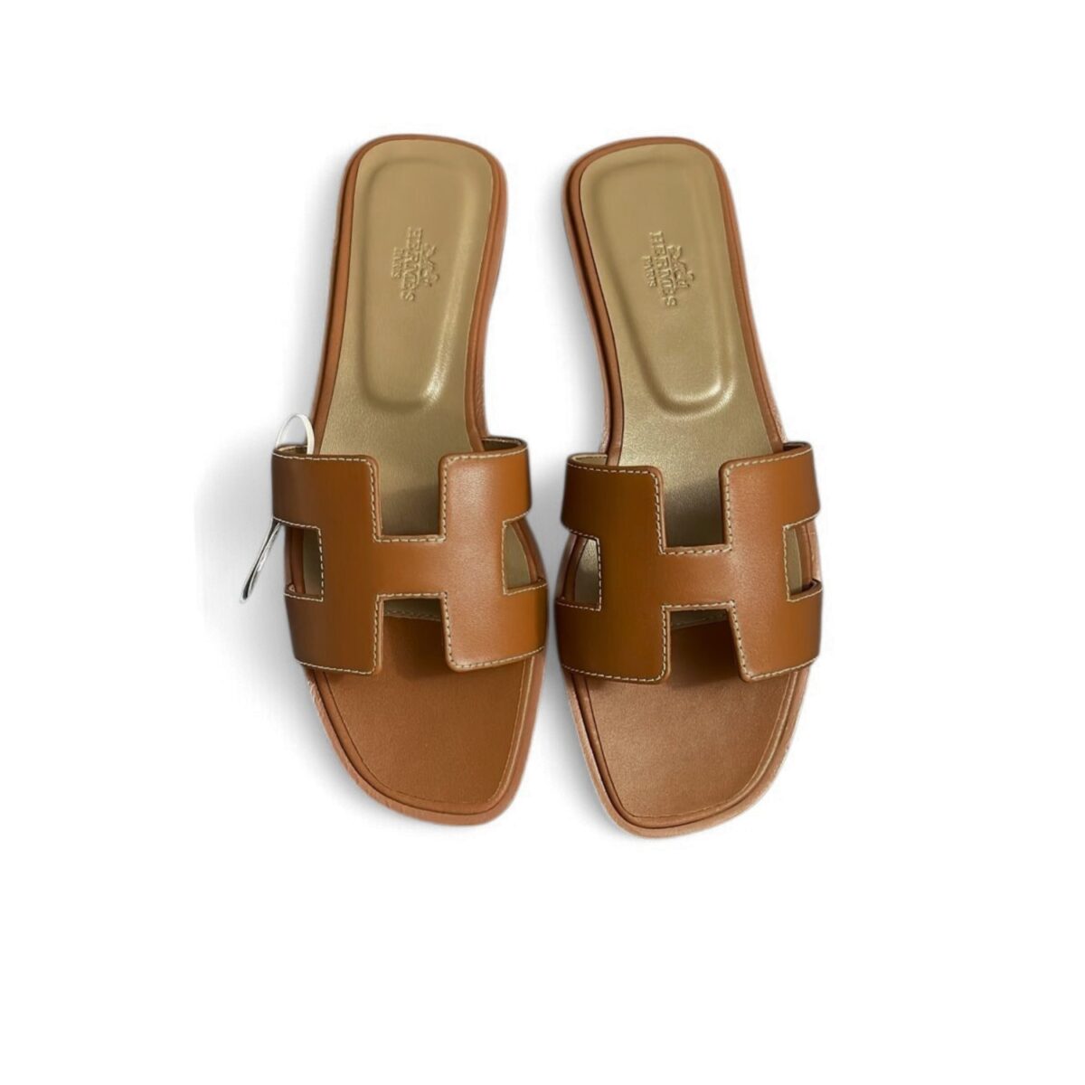 Hermes Oran Sandal Brown