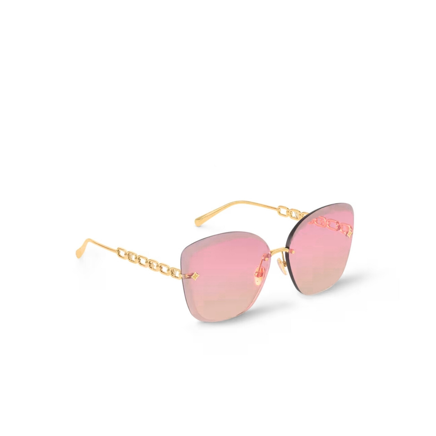 Designer pink sunglasses