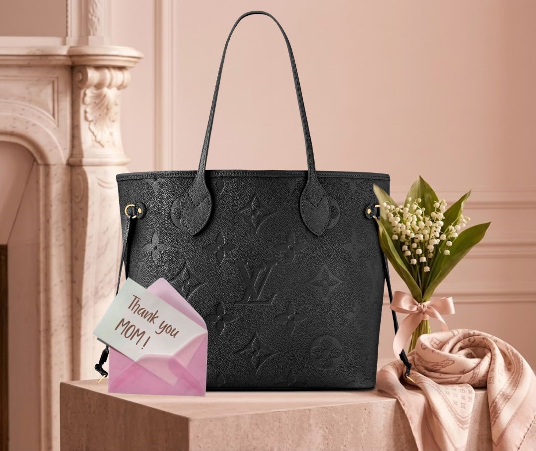 Luxury designer bag with spring flowers – Fasbags Mother's Day