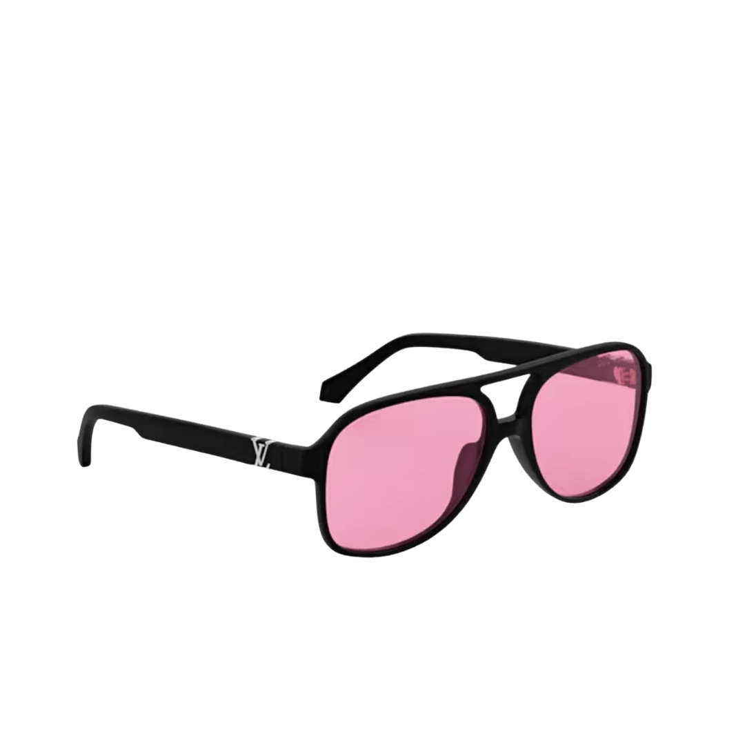 Designer pink sunglasses